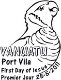 Vanuatu Post Lorikeet Date Stamps