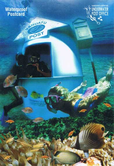 UWP Card 3 Woman Snorkel beside UWPO